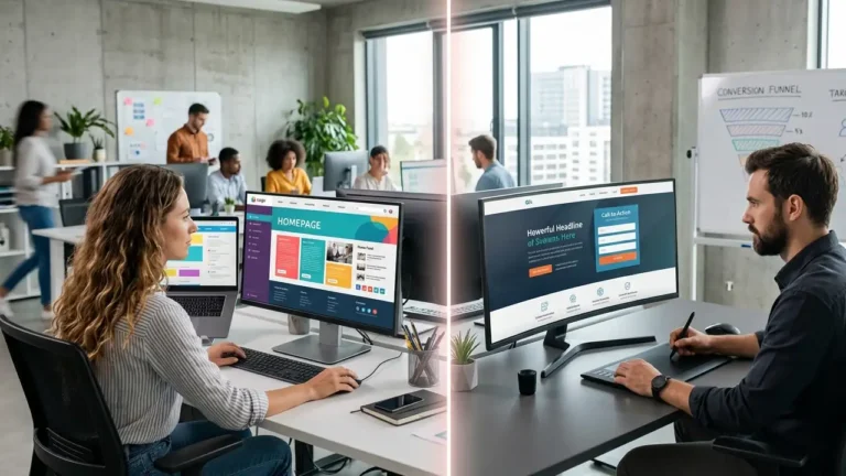 Perbedaan Fundamental Landing Page vs Beranda Situs Web Standar